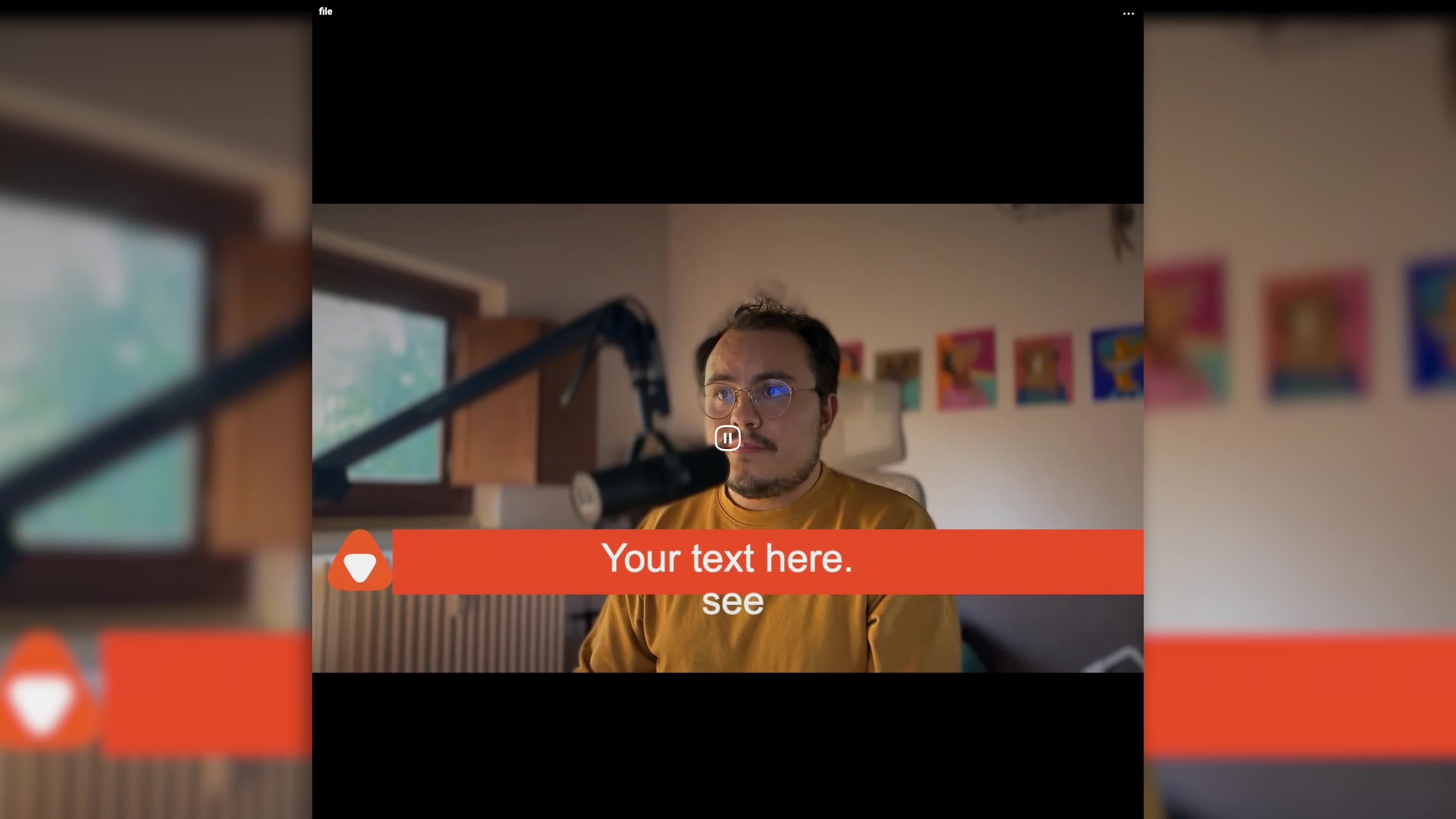 What is a video chyron? | api.video Glossary